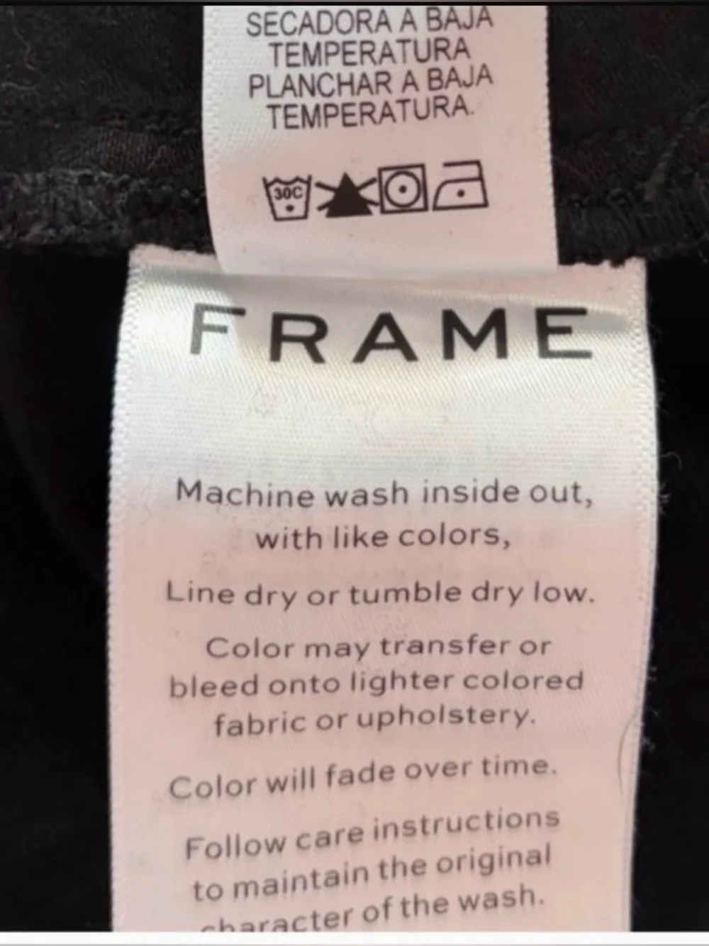 Frame Premium Black Denim Short-Sleeve Utility Edgy Jumpsuit Sz S EUC